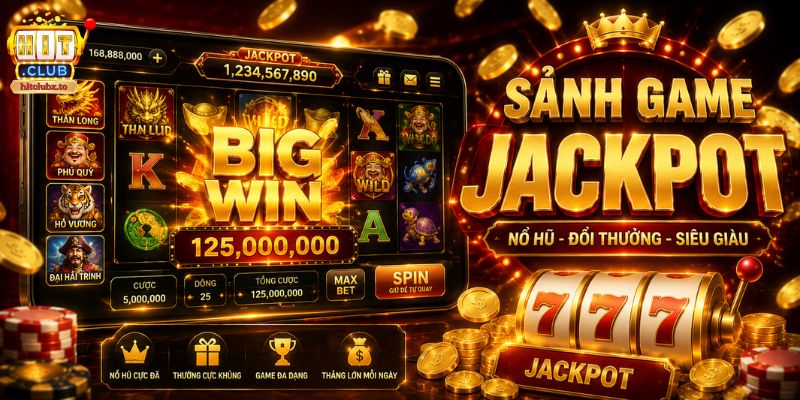 Mưa tiền thưởng từ sảnh game Jackpot