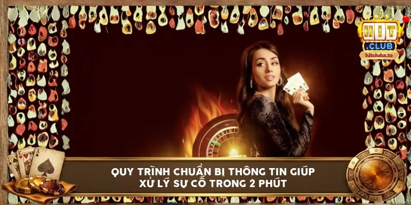Quy trình chuẩn bị thông tin giúp xử lý sự cố trong 2 phút