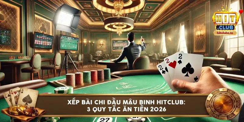 Xếp bài chi đầu mậu binh Hitclub: 3 quy tắc ăn tiền 2026